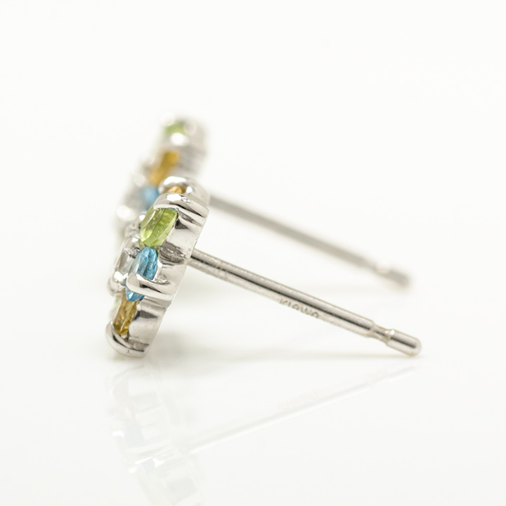 umu -アム- FINE JEWELRY STUIDIOK18 フレッシュカラー フラワーモチーフ スタッドピアスpi0199_y.jpg