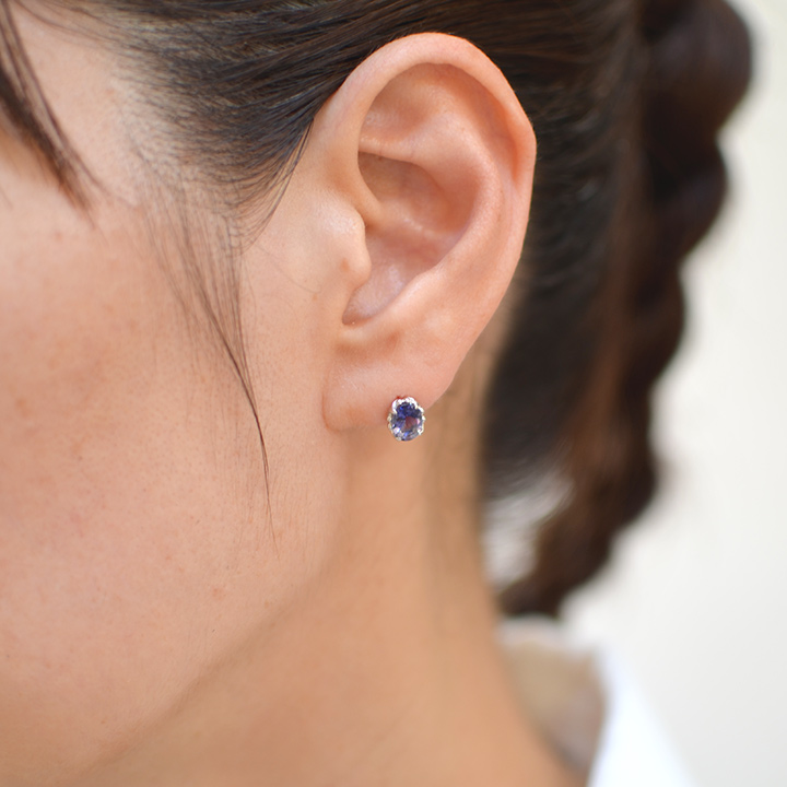 umu -アム- FINE JEWELRY STUIDIOK18 アイオライト スタッドピアス 「fresco」pi0202_i2.jpg