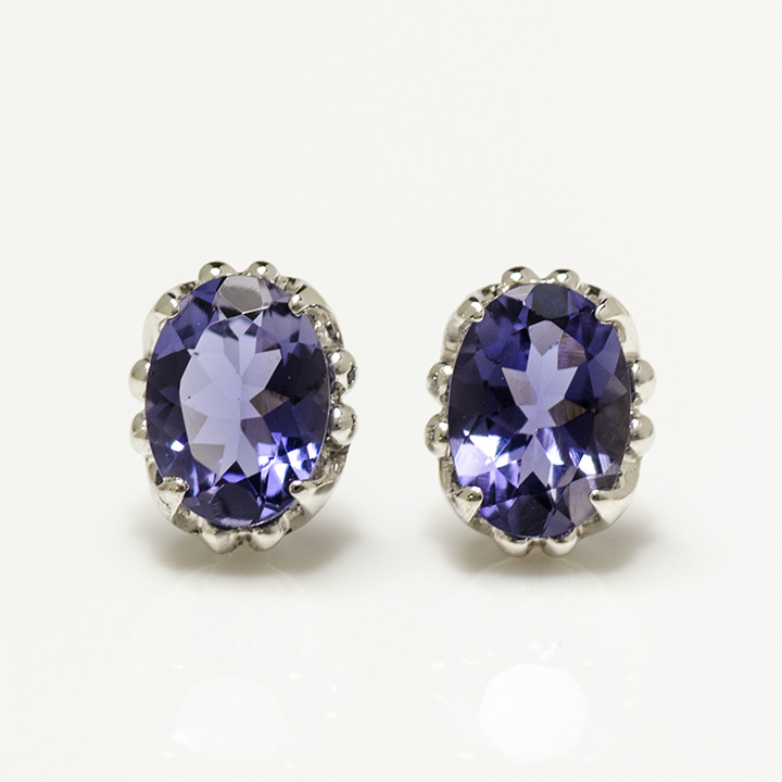 umu -アム- FINE JEWELRY STUIDIOK18 アイオライト スタッドピアス 「fresco」pi0202_m.jpg