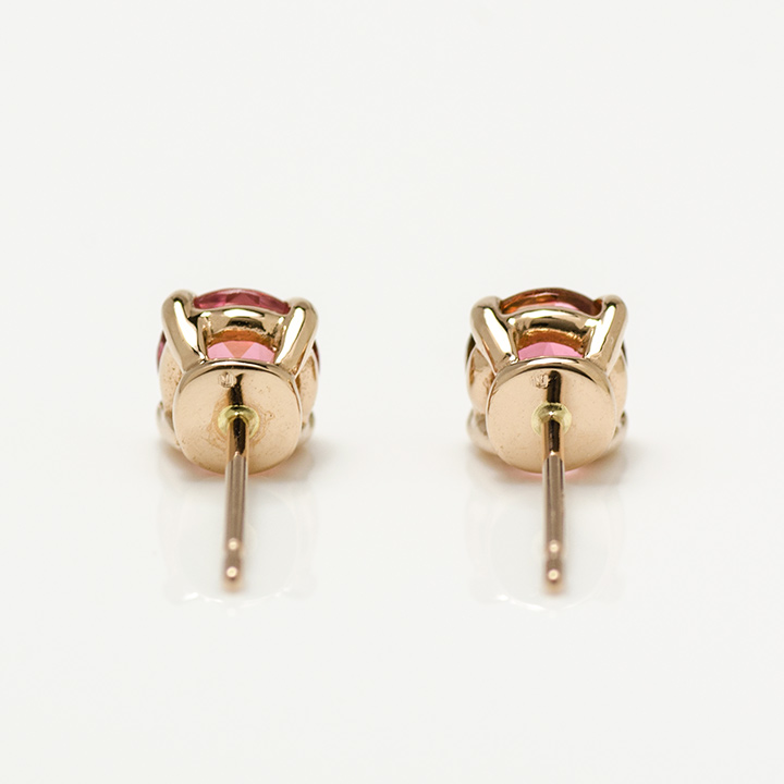 umu -アム- FINE JEWELRY STUIDIOK18 ピンクトルマリン スタッドピアスpi0213_u.jpg