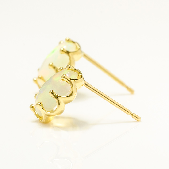 umu -アム- FINE JEWELRY STUIDIOK18 オパール スタッドピアスpi0230_y.jpg