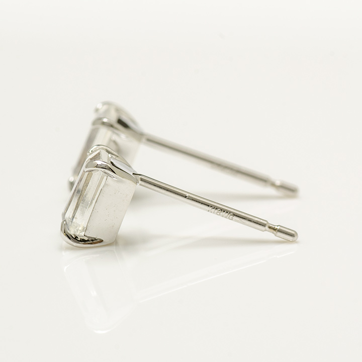 umu -アム- FINE JEWELRY STUIDIOK18 ブルームーンストーン スタッドピアス 「formella」pi0238_y.jpg