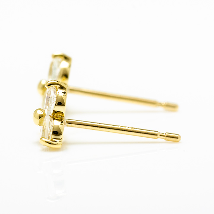 umu -アム- FINE JEWELRY STUIDIOK18 ブルームーンストーン フラワーモチーフ スタッドピアスpi0248_y.jpg