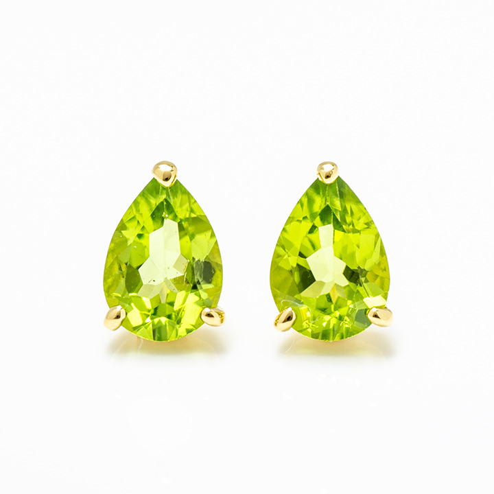 umu -アム- FINE JEWELRY STUIDIOK18 ペリドット スタッドピアス 「adulto」pi0254_m.jpg