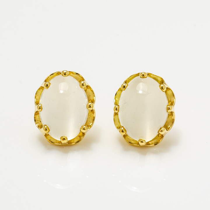 umu -アム- FINE JEWELRY STUIDIOK18 ムーンストーン スタッドピアスpi0262_m.jpg