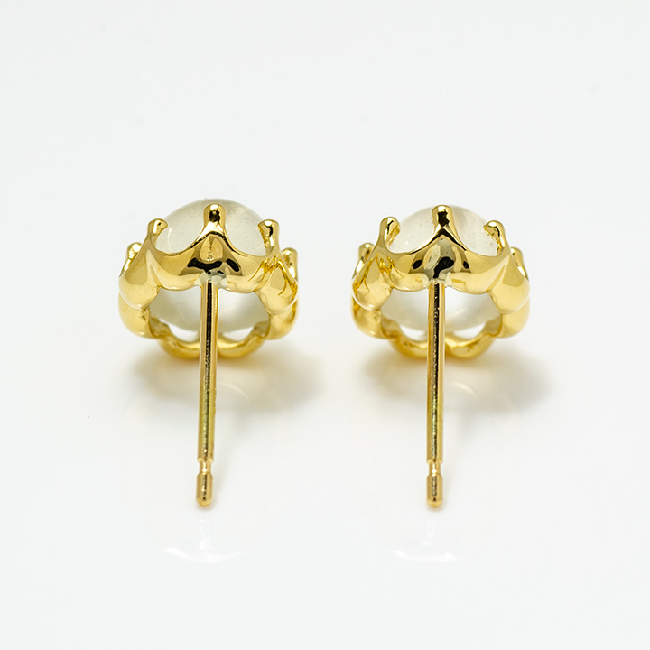 umu -アム- FINE JEWELRY STUIDIOK18 ムーンストーン スタッドピアスpi0262_u.jpg