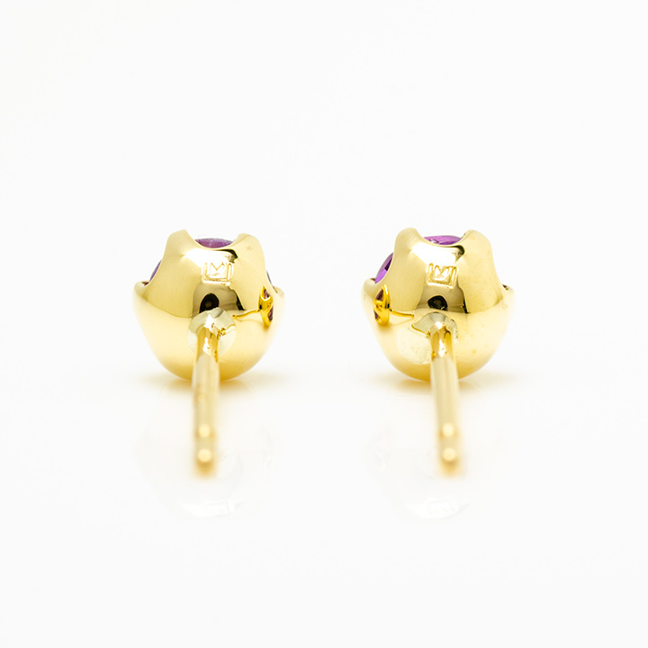 umu -アム- FINE JEWELRY STUIDIOK18 アメシスト スタッドピアスpi0264_u.jpg