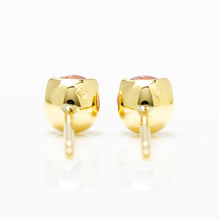 umu -アム- FINE JEWELRY STUIDIOK18 シャンパンガーネット スタッドピアス 「attore」pi0270_u.jpg