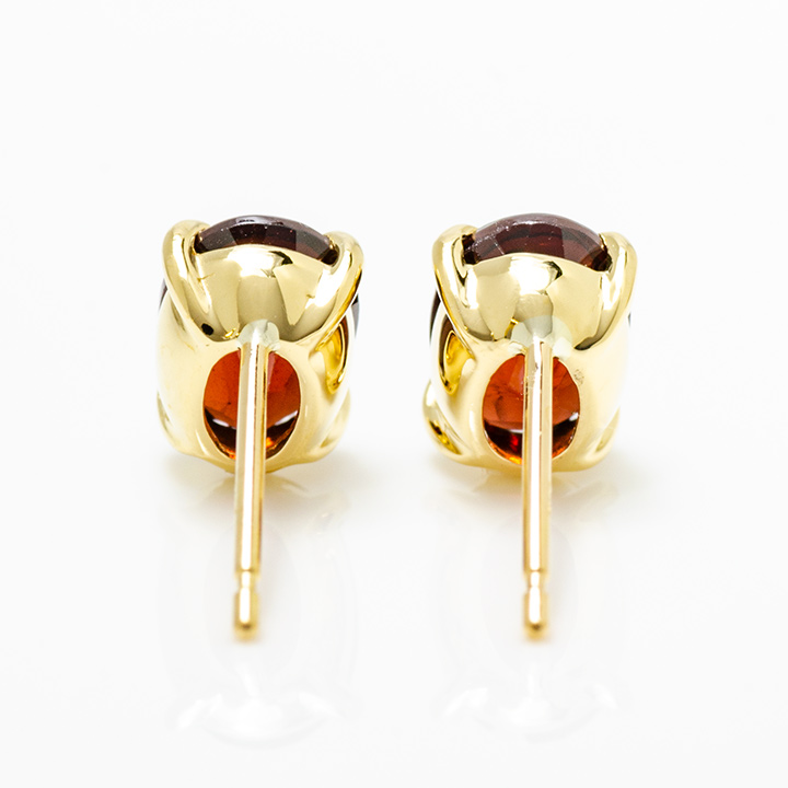 umu -アム- FINE JEWELRY STUIDIOK18 ガーネット スタッドピアスpi0271_u.jpg