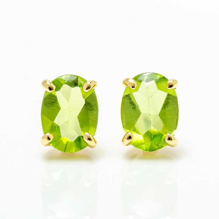 umu -アム- FINE JEWELRY STUIDIOK18 ペリドット スタッドピアスpi0273_m.jpg