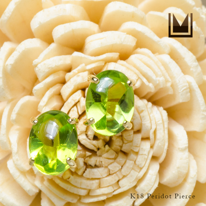 umu -アム- FINE JEWELRY STUIDIOペリドット スタッドピアスpi0278_1.jpg