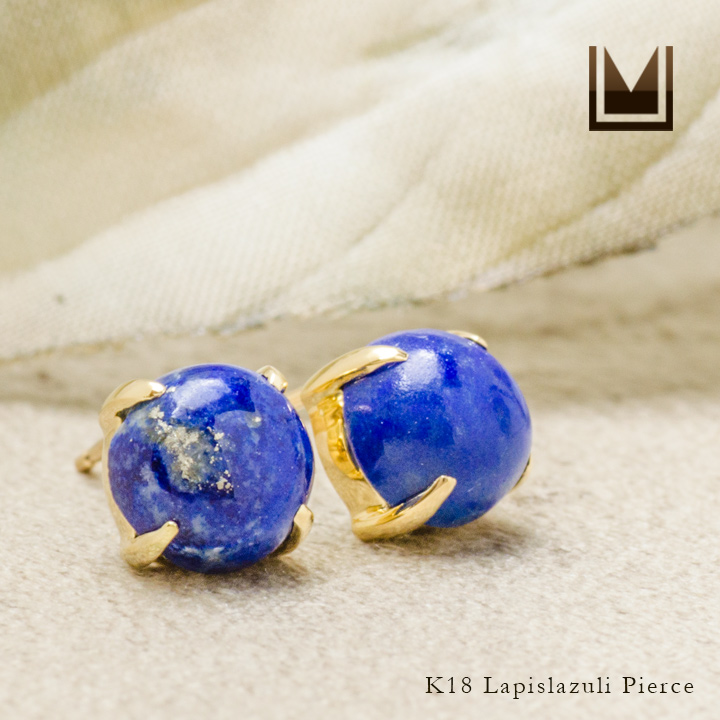 umu -アム- FINE JEWELRY STUIDIOラピスラズリ スタッドピアスpi0282_1.jpg