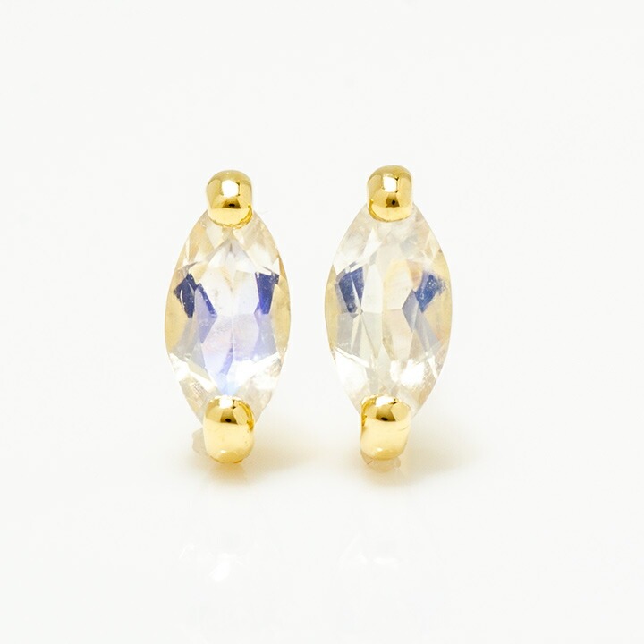 umu -アム- FINE JEWELRY STUIDIOマーキス ブルームーンストーン スタッドピアス 「saetta」pi0287_m.jpg