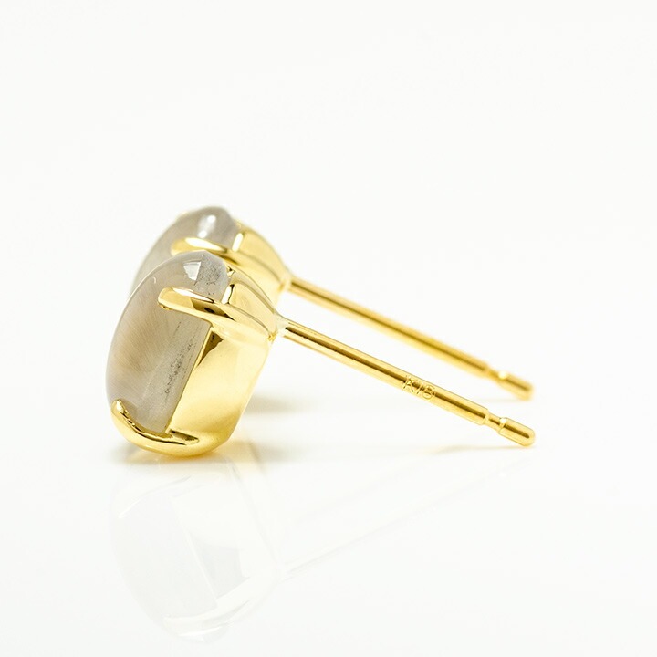 umu -アム- FINE JEWELRY STUIDIOシリマナイトキャッツアイ スタッドピアスpi0291_y.jpg