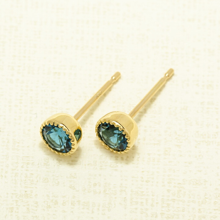 umu -アム- FINE JEWELRY STUIDIOロンドンブルートパーズ スタッドピアス 「epica」pi0292_kanban2.jpg