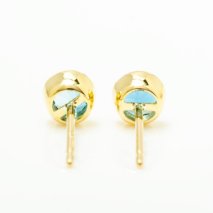 umu -アム- FINE JEWELRY STUIDIOロンドンブルートパーズ スタッドピアス 「epica」pi0292_u.jpg