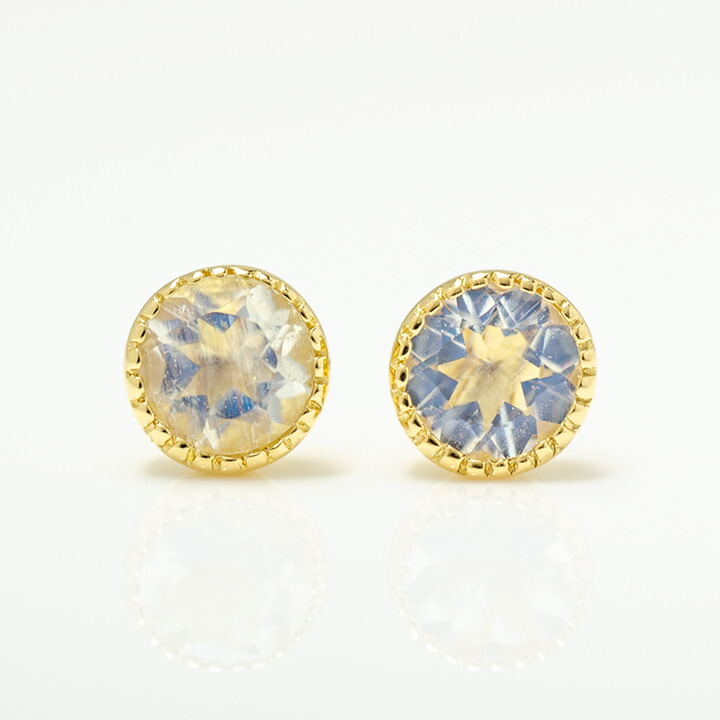 umu -アム- FINE JEWELRY STUIDIOブルームーンストーン スタッドピアス 「epica」pi0295_m.jpg