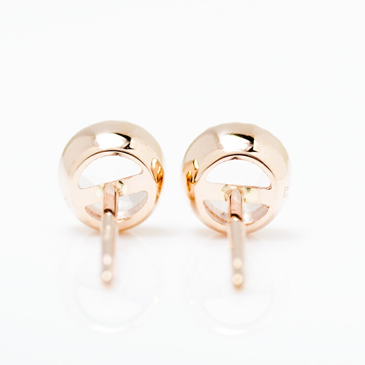 umu -アム- FINE JEWELRY STUIDIOローズクォーツ スタッドピアス 「epica」pi0296_u.jpg