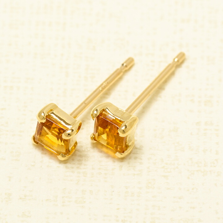 umu -アム- FINE JEWELRY STUIDIOシトリン スタッドピアス 「quadoro」pi0301_kanban2.jpg