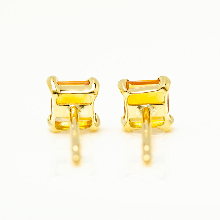umu -アム- FINE JEWELRY STUIDIOシトリン スタッドピアス 「quadoro」pi0301_u.jpg
