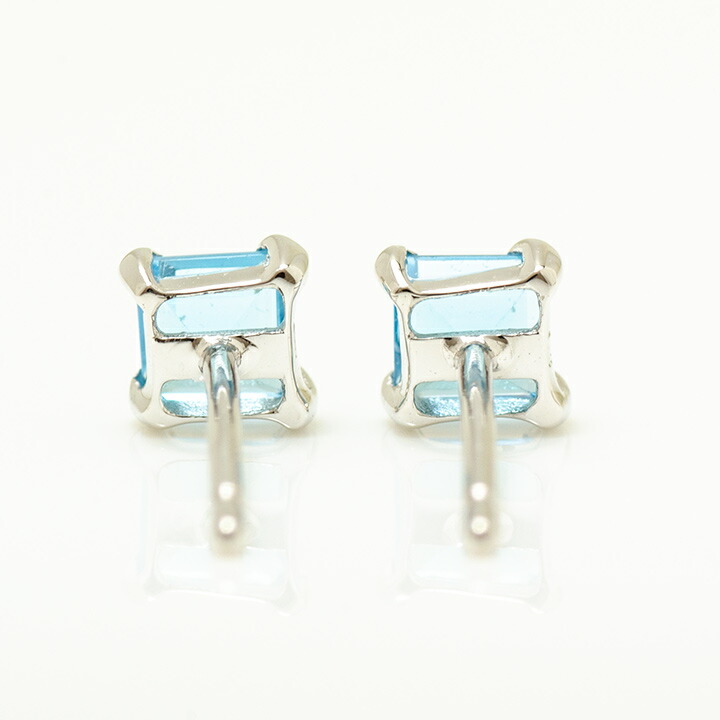 umu -アム- FINE JEWELRY STUIDIOブルートパーズ スタッドピアス 「quadoro」pi0302_u.jpg