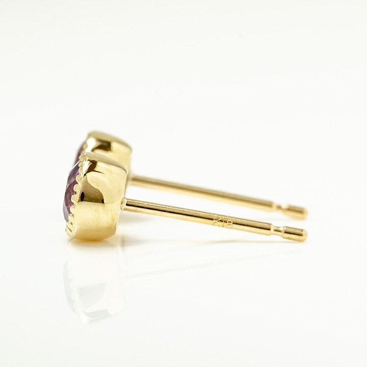 umu -アム- FINE JEWELRY STUIDIOアメシスト スタッドピアス 「epica」pi0303_y.jpg
