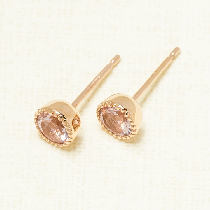 umu -アム- FINE JEWELRY STUIDIOモルガナイト スタッドピアス 「epica」pi0305_kanban2.jpg
