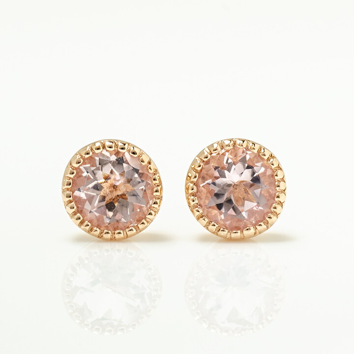 umu -アム- FINE JEWELRY STUIDIOモルガナイト スタッドピアス 「epica」pi0305_m.jpg