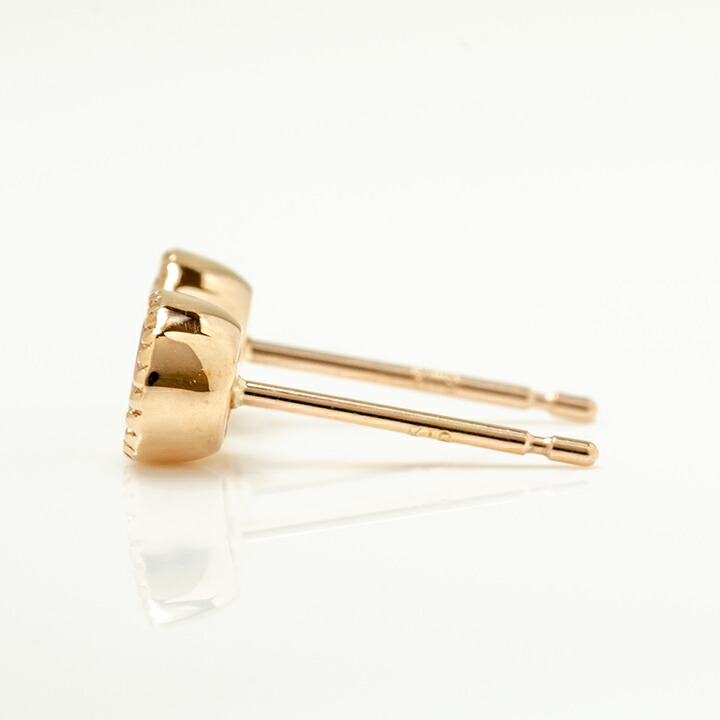 umu -アム- FINE JEWELRY STUIDIOモルガナイト スタッドピアス 「epica」pi0305_y.jpg