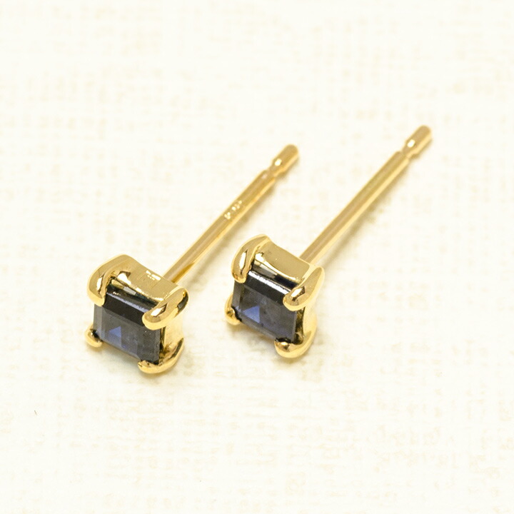 umu -アム- FINE JEWELRY STUIDIOブルーサファイア スタッドピアス 「quadoro」pi0306_kanban2.jpg