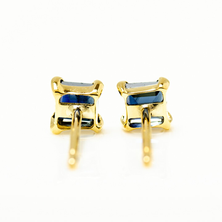 umu -アム- FINE JEWELRY STUIDIOブルーサファイア スタッドピアス 「quadoro」pi0306_u.jpg