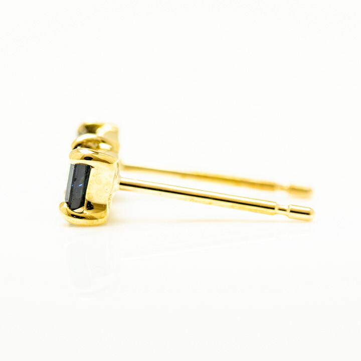 umu -アム- FINE JEWELRY STUIDIOブルーサファイア スタッドピアス 「quadoro」pi0306_y.jpg