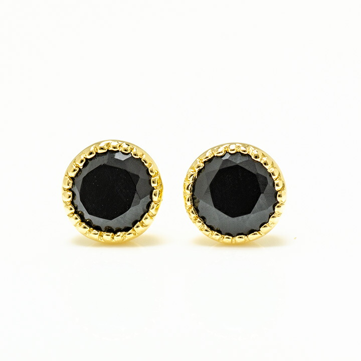 umu -アム- FINE JEWELRY STUIDIOオニキス スタッドピアス 「epica」pi0312_m.jpg