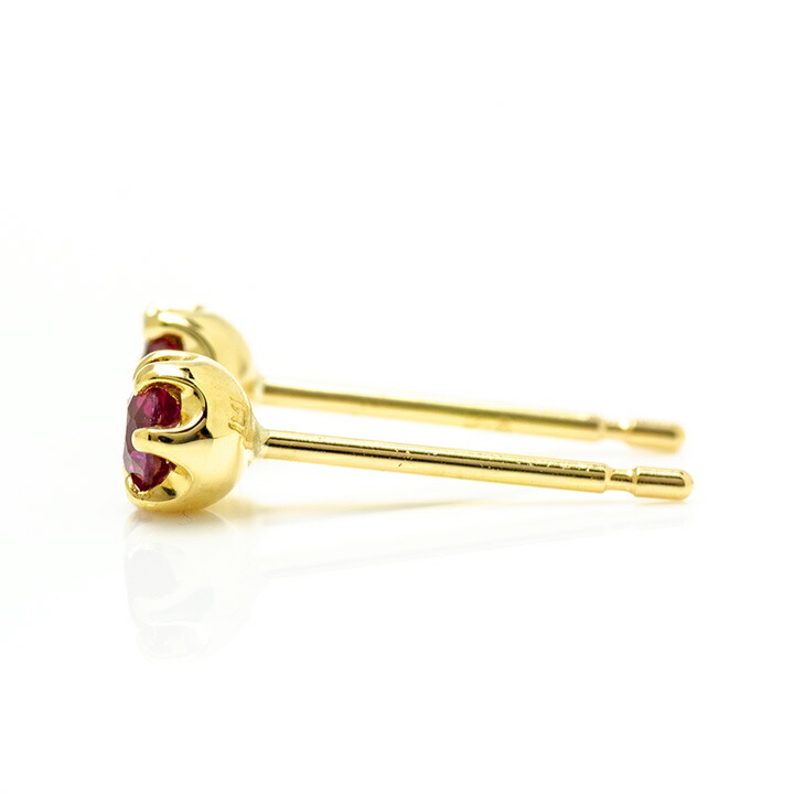 umu -アム- FINE JEWELRY STUIDIO非加熱ルビー スタッドピアスpi0319_y.jpg