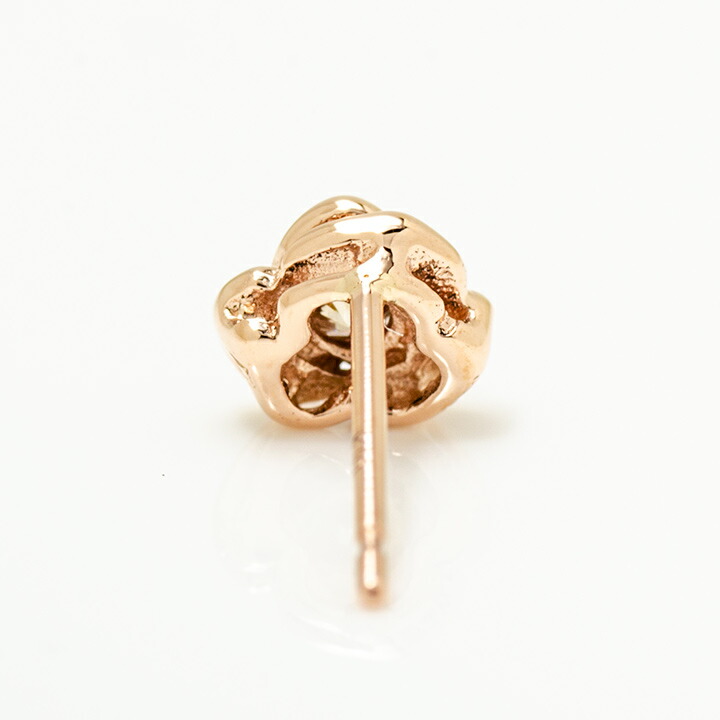 umu -アム- FINE JEWELRY STUIDIOブラウンダイヤモンド ローズ 0.5ペア スタッドピアス 「romantica」pi0321_u.jpg