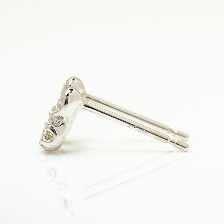 umu -アム- FINE JEWELRY STUIDIOダイヤモンド バラモチーフ スタッドピアス 「rosa」pi0322_y.jpg