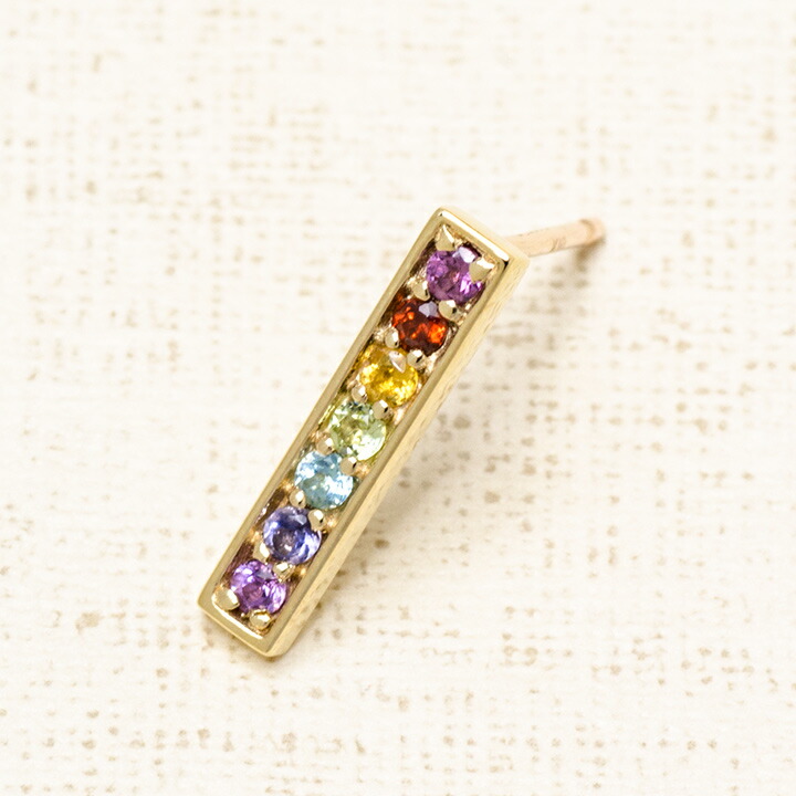 umu -アム- FINE JEWELRY STUIDIOアミュレット バーモチーフ 0.5ペア スタッドピアス 「certo」pi0323_kanban2.jpg