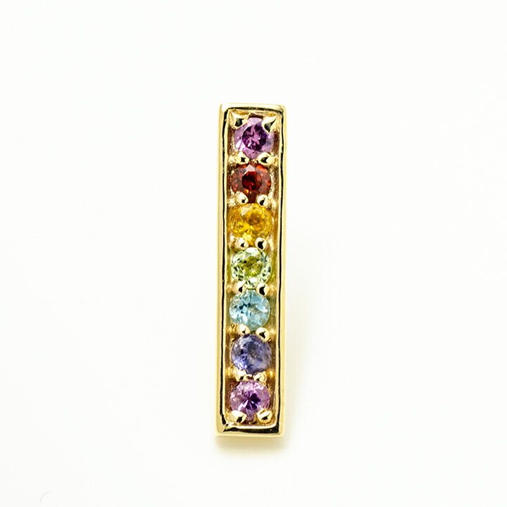 umu -アム- FINE JEWELRY STUIDIOアミュレット バーモチーフ 0.5ペア スタッドピアス 「certo」pi0323_m.jpg