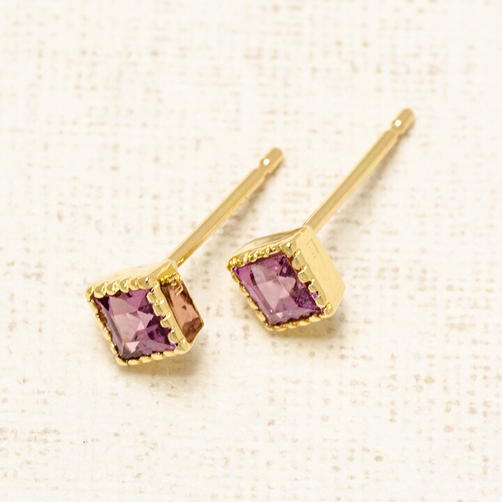 umu -アム- FINE JEWELRY STUIDIOロードライトガーネット スタッドピアス 「asso」pi0324_kanban2.jpg