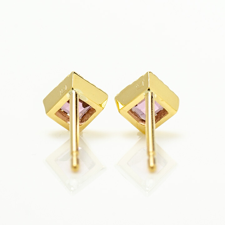 umu -アム- FINE JEWELRY STUIDIOロードライトガーネット スタッドピアス 「asso」pi0324_u.jpg