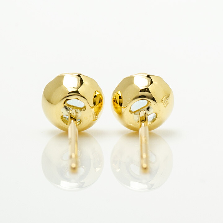 umu -アム- FINE JEWELRY STUIDIOアクアマリン スタッドピアス 「levita」pi0325_u.jpg