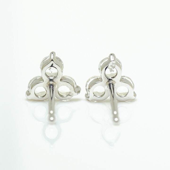 umu -アム- FINE JEWELRY STUIDIOホワイトトパーズ フラワーモチーフ スタッドピアスpi0328_u.jpg