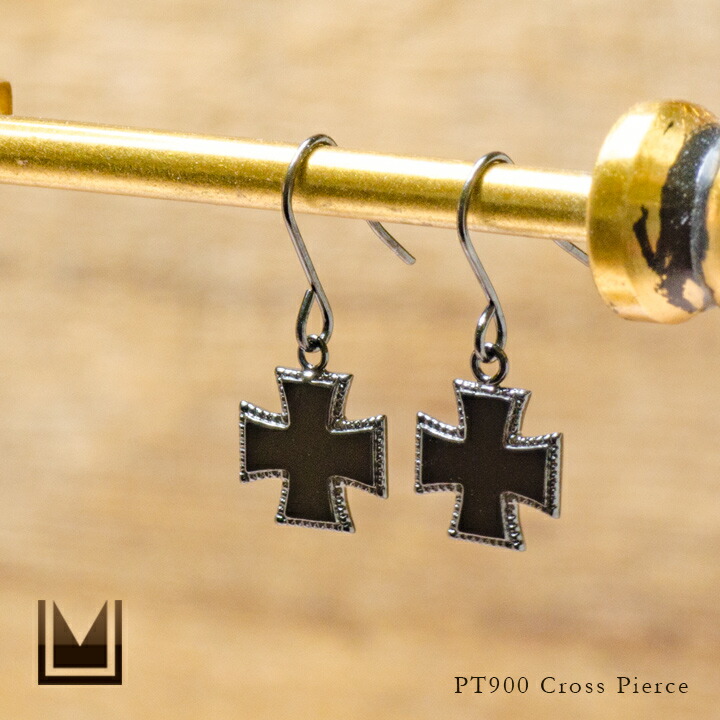 umu -アム- FINE JEWELRY STUIDIOクロスモチーフ フックピアス 「eterno」pi0331_1.jpg