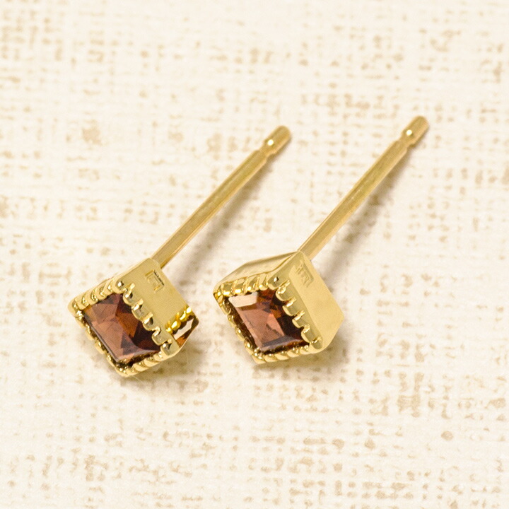 umu -アム- FINE JEWELRY STUIDIOガーネット スタッドピアス 「asso」pi0333_kanban2.jpg