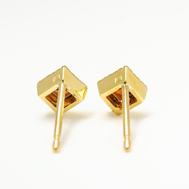 umu -アム- FINE JEWELRY STUIDIOガーネット スタッドピアス 「asso」pi0333_u.jpg
