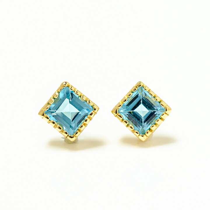umu -アム- FINE JEWELRY STUIDIOブルートパーズ スタッドピアス 「asso」pi0334_m.jpg