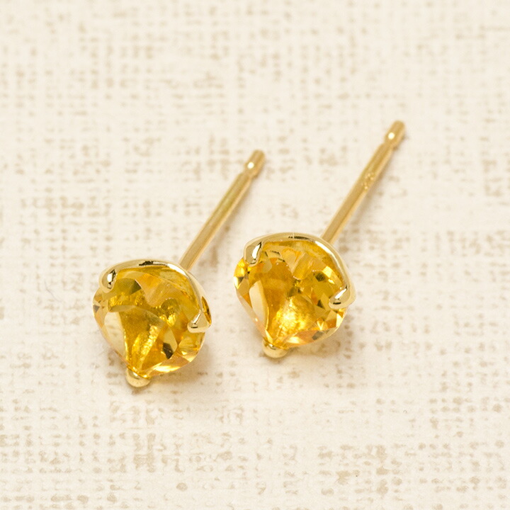 umu -アム- FINE JEWELRY STUIDIOシトリン ハート スタッドピアスpi0336_kanban2.jpg