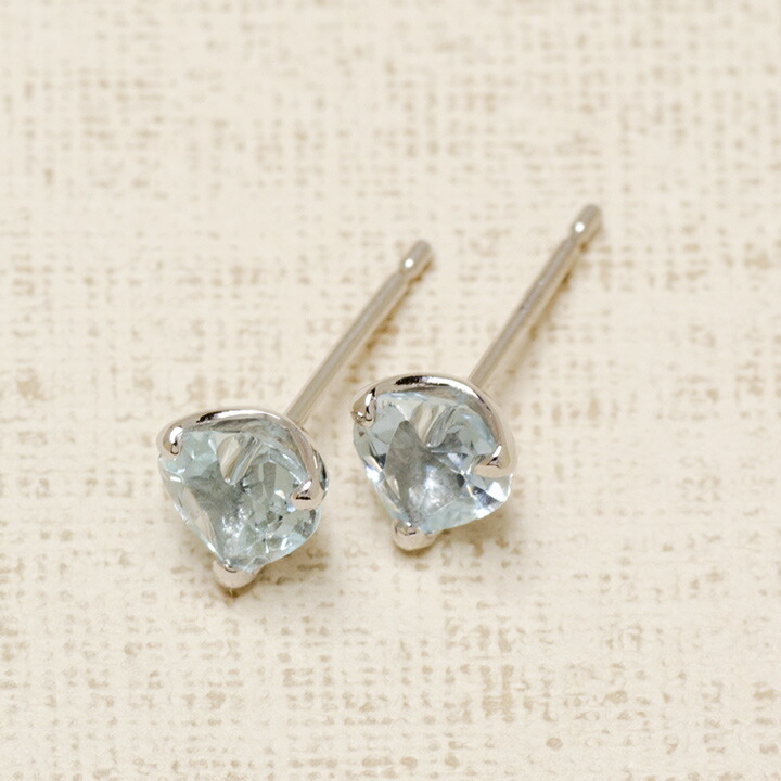 umu -アム- FINE JEWELRY STUIDIOアクアマリン ハート スタッドピアスpi0338_kanban2.jpg