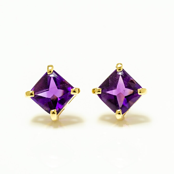 umu -アム- FINE JEWELRY STUIDIOアメシスト スタッドピアスpi0339_m.jpg