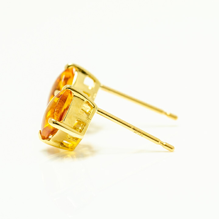 umu -アム- FINE JEWELRY STUIDIOシトリン スタッドピアスpi0340_y.jpg